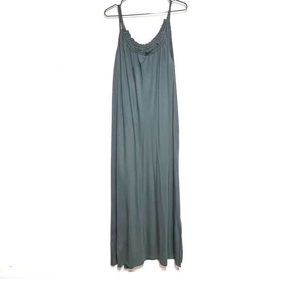 Soma Green Maxi Dress XL olive - Picture 5 of 15